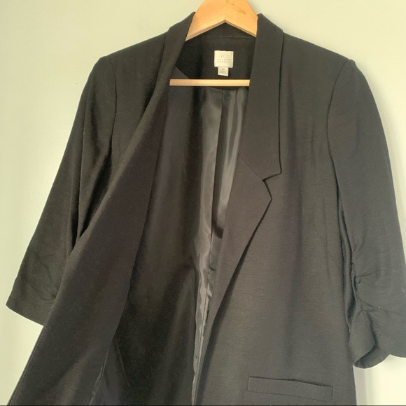 Lauren Conrad Modern Style Black Blazer Jacket - Picture 3 of 15